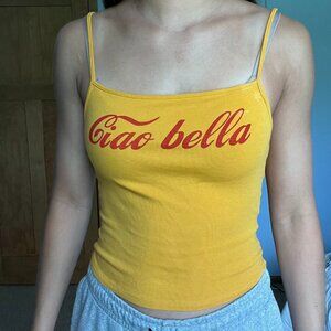 Garage "Ciao bella" tank in size medium